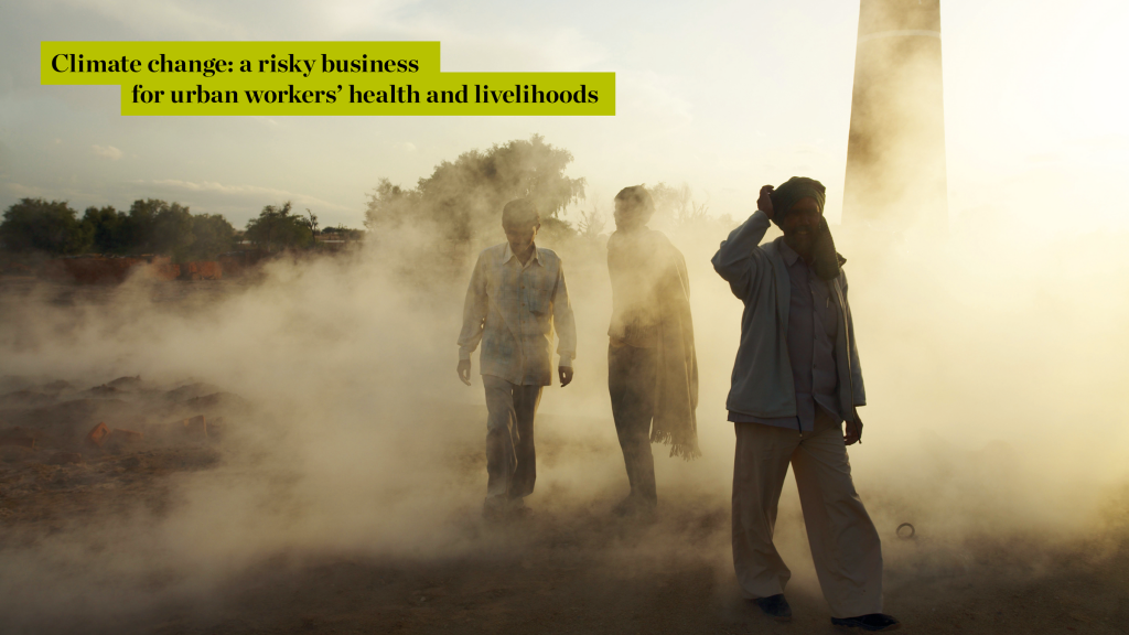 A photograph of three men surrounded by smoke with accompanying bold standout text.